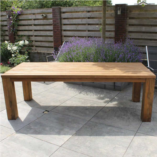 Teak Garden Table 250x100x78(H)cm
